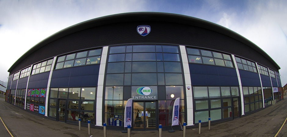 the HUB, home of Chesterfield FC Community Trust